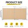 RANTILA Rantila 2 Large Panels Room DividerPortable Office DividerConvenient MovableFolding Partition Privacy Screen for BedroomDining Room Study142 W x 71 HBeige