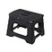 Vigar Compact Folding Step Stool 9 Inch Foldable Step Stool for Adults Lightweight Portable Stool with Handle Non Slip Step Stool Space Saving Stool up to 330 lb Black