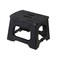 Vigar Compact Folding Step Stool 9 Inch Foldable Step Stool for Adults Lightweight Portable Stool with Handle Non Slip Step Stool Space Saving Stool up to 330 lb Black