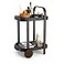 Umbra Bellwood Bar Cart Serving Trolley Side Table WalnutBlack