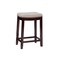 Linon Harper Beige Dark Walnut 24 Counter Stool BeigeDark Walnut 98325WAL01KD