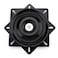 Fasmov 7 Heavy Duty Bar Stool Swivel Replacement Seat Swivel Base Bar Stool Swivel Plate Black