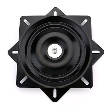 Fasmov 7 Heavy Duty Bar Stool Swivel Replacement Seat Swivel Base Bar Stool Swivel Plate Black