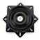 Fasmov 7 Heavy Duty Bar Stool Swivel Replacement Seat Swivel Base Bar Stool Swivel Plate Black