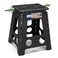ACKO Folding Step Stool Foldable 16 Inch Stools for Adults and Kids Plastic Stools Tall 400 lbs Capacity Collapsible Stool for Kitchen Stepping Foot Stool with Handle Dot Black1 PC