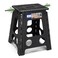 ACKO Folding Step Stool Foldable 16 Inch Stools for Adults and Kids Plastic Stools Tall 400 lbs Capacity Collapsible Stool for Kitchen Stepping Foot Stool with Handle Dot Black1 PC