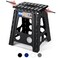 ACKO Folding Step Stool Foldable 16 Inch 400 lbs Capacity Plastic Stools for Adults and Kids Collapsible Stools for Kitchen Stepping Stool with Handle Black1 PC