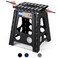 ACKO Folding Step Stool Foldable 16 Inch 400 lbs Capacity Plastic Stools for Adults and Kids Collapsible Stools for Kitchen Stepping Stool with Handle Black1 PC