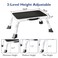 BONTEC Folding Step Stool 3Level Adjustable Metal Step Stool with AntiSlip Pedal and Locking Legs 330lbs Heavy Duty Folding Foot Stool Portable Stepping Stool for Kids Kitchen Home Office