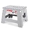 ACSTEP Folding Step Stool 9 Foldable Step Stool for Kids and Adults Up to 300 lbs NonSlip Folding Stools with Portable Handle for Bedroom Kitchen Bathroom Grey