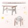 GITAWUSA Kids Table and 2 Chairs Set Large Builtin Storage Montessori Toddlers Table and Chairs Set Kids Activity Table for Drawing Dining Playing CPSC ASTM Approved Pink