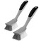 MR.SIGA MRSIGA Dish Brush with Non Slip Handle Builtin Scraper Scrub Brush for Dish Pans Pots Kitchen Sink Cleaning 2 Pack