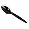 Mind Reader Spoon Refill for CUTDISPBKBLK Plastic Utensils Restaurant Breakroom 100 pcs Black