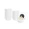 Restaurantware 3 Ounce Mini Serving Dishes 100 Disposable Mini Appetizer Dishes BuiltIn Handles Rectangle White Plastic Mini Casserole Dishes Serve Snacks or Desserts