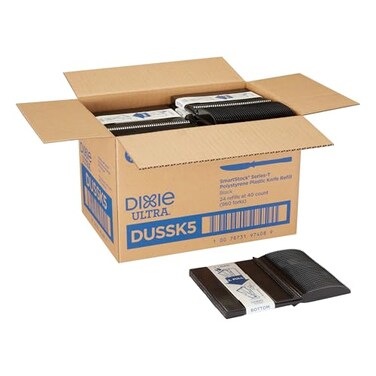 Dixie Ultra KnifeBlackMedium WeightPlasticPK960