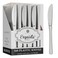Exquisite Silver Plastic Knives Heavy Duty 160 Pcs Silver Plastic Silverware Heavy Duty Disposable Silverware Set Disposable Knives Eating Utensils Sets Flatware Set For Parties Events