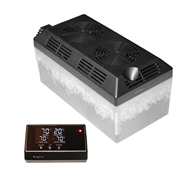 Le Veil iCigar Pro Electronic Cigar Humidifier System with Digital Recalibrating Technology for Wooden Humidor Cabinet