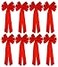 Regent Red Velvet Bow 8 Pack 26 Long 10 Wide 10 Loop HolidayChristmas Bow