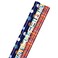 Hallmark Birthday Wrapping Paper Bundle with Cut Lines on Reverse 3Pack 55 sq ft ttl Bright and Holographic Prints and Patterns in Red Blue Yellow White and More