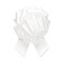 BERWICK Berwick Offray 25 Wide Ribbon Pull Bow 8 Diameter with 20 Loops White