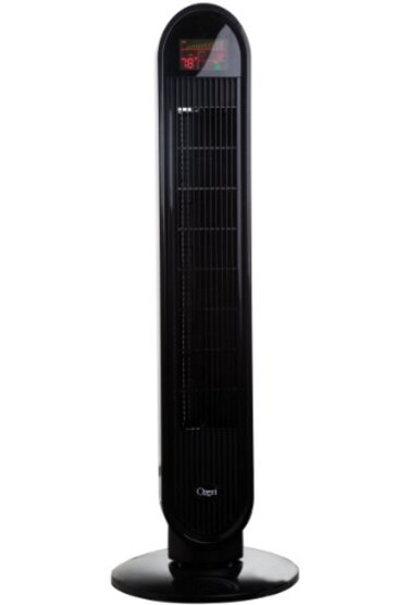 Ozeri 360 Oscillation MicroBlade Noise Reduction Technology Tower Fan Black ModelOZF5