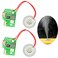 tingbowie 2 Pack Atomization Disc mist maker Ultrasonic Atomization Module Ultrasonic fogger DIY Humidifier with PCB 5V