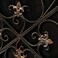 Deco 79 Metal Scroll Fireplace Screen Foldable Arched 3 Panel with Fleur De Lis Accents 52 x 1 x 31 Black