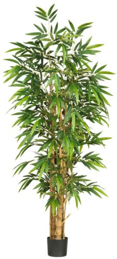 Nearly Natural 6ft Belly Bamboo Silk Tree