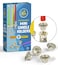 Ner Mitzvah Hanukkah Mini Candle Holders Disposable Liner Inserts for Candle Menorah Drip Guard Foil Cups 44 Count Mini