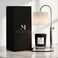 Malbella Essentials Dimmable Glass Candle Warmer Lamp with Timer Adjustable Height Candle Lamp Warmer with Timer 8H4H2H Wax Melter Ideal Gift fits Various Size Scented Candles 02 Bulb Silver Chrome