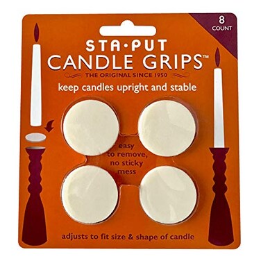 Sta-Put Candle StaPut Candle Grips 8 Pack