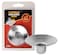 Ner Mitzvah Reusable Metal Candlestick Liners and Drip Guards Medium Nickel Plated Candle Holder Protector Bobeches Silver 2 Pack