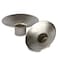 Ner Mitzvah Reusable Metal Candlestick Liners and Drip Guards Medium Nickel Plated Candle Holder Protector Bobeches Silver 2 Pack