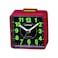 Casio TQ140 Travel Alarm Clock Red