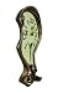 Things2Die4 Cool Bronze Finish Melted Mantel Clock Table Desk Dali