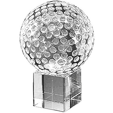 Amlong Crystal 23 Diameter Golf Ball with Crystal Stand