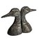 Creative Co-Op Creative CoOp Decorative Distressed Cast Metal Duck Head Bookends Black Set of 2