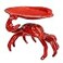 Creative Co-Op Distressed Red Decorative Cast Iron Crab Shaped Dish