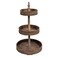Creative Co-Op Decorative Wood Tin 3 Tier Tray