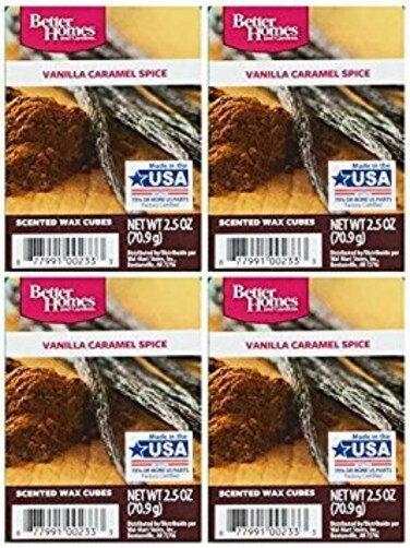 NITRO Better Homes and Gardens Vanilla Caramel Spice Wax Cubes 4Pack