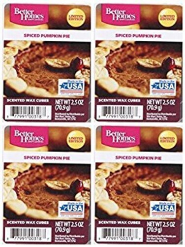 NITRO Better Homes and Gardens Spiced Pumpkin Pie Scented Wax Cubes 4Pack