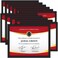 Icona Bay 85x11 Certificate Frames Black 12 Pack Modern Style Engineered Wood Document Frames Table Top or Wall Mount Bliss Collection