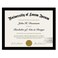 Fxojyvo Black 85 x 11 Frame Display 85 by 11 Document Certificate Diploma Wall and Tabletop 1 Pack