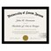 Fxojyvo Black 85 x 11 Frame Display 85 by 11 Document Certificate Diploma Wall and Tabletop 1 Pack