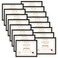WIFTREY 16 Pack 85x11 Certificate Picture Frames Multi 85 by 11 Photo Frame Bulk for Document Award Wall Hanging or Tabletop Display Black