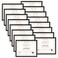 WIFTREY 16 Pack 85x11 Certificate Picture Frames Multi 85 by 11 Photo Frame Bulk for Document Award Wall Hanging or Tabletop Display Black