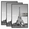 upsimples 20x30 Picture Frame Black 3 Pack ScratchProof Poster Frames 20 x 30 for Photo Gallery SlideIn Strips Horizontal or Vertical Wall Mounting
