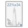 MCS Original Poster Frame 22375x34 Black Lightweight Vertical Horizontal Wall Hanging Large Picture Frame for Posters Art Prints Gallery Wall 1Pack