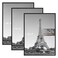 upsimples 18x24 Picture Frame Black 3 Pack ScratchProof Poster Frames 18 x 24 for Photo Gallery SlideIn Strips Horizontal or Vertical Wall Mounting