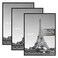 upsimples 18x24 Picture Frame Black 3 Pack ScratchProof Poster Frames 18 x 24 for Photo Gallery SlideIn Strips Horizontal or Vertical Wall Mounting